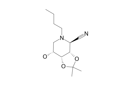 2-N-BUTYL-2,6-DIDEOXY-2,6-IMINO-3,4-O-ISOPROPYLIDENE-D-ALLONONITRILE