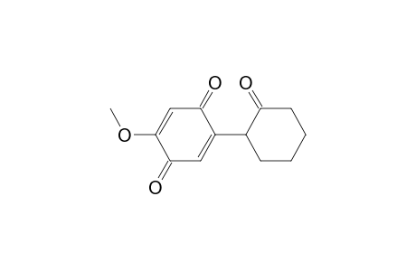2,5-Cyclohexadiene-1,4-dione, 2-methoxy-5-(2-oxocyclohexyl)-