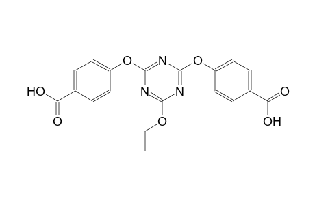 4-{[4-(4-carboxyphenoxy)-6-ethoxy-1,3,5-triazin-2-yl]oxy}benzoic acid