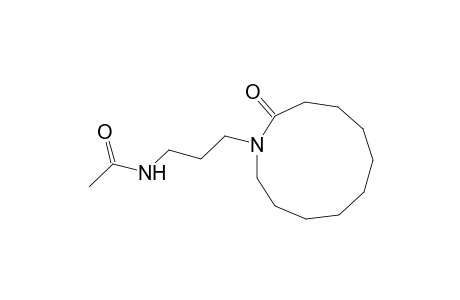 Acetamide, N-[3-(2-oxoazacycloundec-1-yl)propyl]-