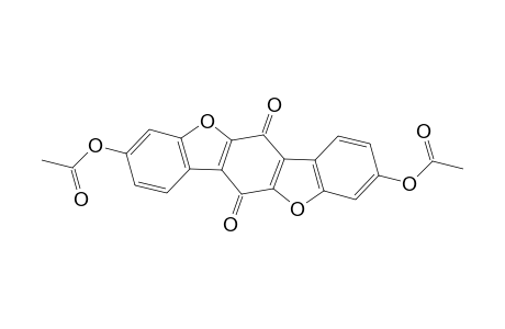 Benzo[1,2-b:4,5-b']bisbenzofuran-6,12-dione, 3,9-bis(acetyloxy)-