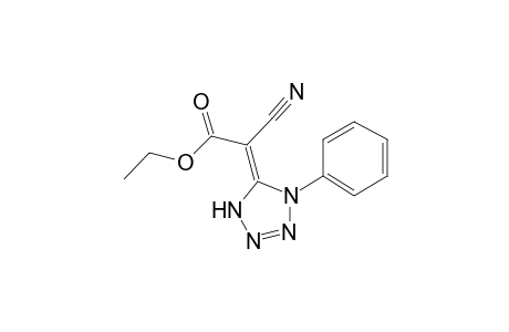Acetic acid, cyano-(1-phenyl-1,4-dihydrotetrazol-5-ylidene)-, ethyl ester