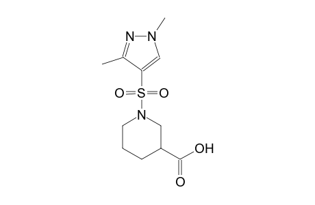 3-piperidinecarboxylic acid, 1-[(1,3-dimethyl-1H-pyrazol-4-yl)sulfonyl]-