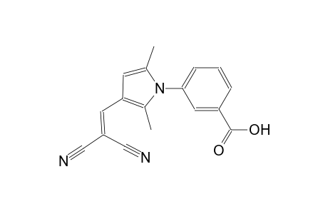 3-[3-(2,2-dicyanovinyl)-2,5-dimethyl-1H-pyrrol-1-yl]benzoic acid