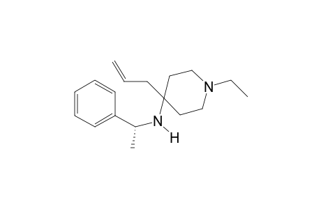 4-Allyl-1(N)-ethyl-4-[N-(.alpha.-methylbenzyl)amino]piperidine