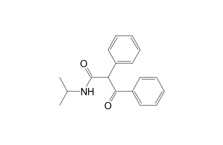Benzenepropanamide, N-(1-methylethyl)-.beta.-oxo-.alpha.-phenyl-