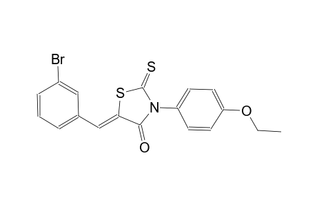 (5Z)-5-(3-bromobenzylidene)-3-(4-ethoxyphenyl)-2-thioxo-1,3-thiazolidin-4-one