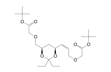 TERT.-BUTYL-2-[(Z)-3-[(4S,6R)-6-[(2-TERT.-BUTOXY-2-OXOETHOXY)-METHYL]-2,2-DIETHYL-1,3-DIOXAN-4-YL]-ALLYLOXY]-ACETATE