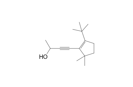 4-(2'-tert-butyl-5',5'-dimethylcyclopent-1'-enyl)but-3-yn-2-ol
