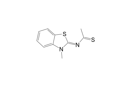 N-((2E)-3-Methyl-1,3-benzothiazol-2(3H)-ylidene)ethanethioamide