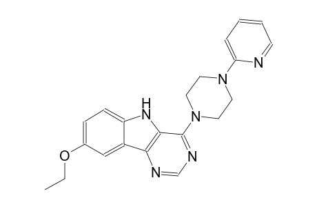 ethyl 4-[4-(2-pyridinyl)-1-piperazinyl]-5H-pyrimido[5,4-b]indol-8-yl ether