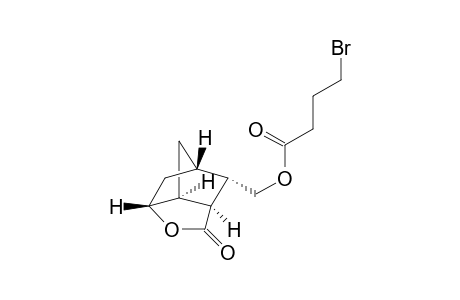 (1S*,3R*,6R*,7S*,9S*)-9-(4-bromobutanoyloxymethyl)-4-oxatricyclo[4.2.1.0(3,7)]nonan-5-one