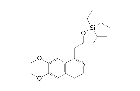 2-(6,7-dimethoxy-3,4-dihydroisoquinolin-1-yl)ethoxy-tri(propan-2-yl)silane