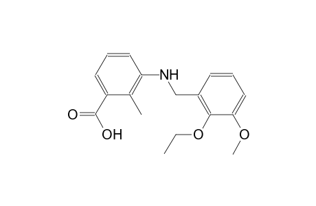 benzoic acid, 3-[[(2-ethoxy-3-methoxyphenyl)methyl]amino]-2-methyl-