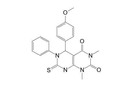 5-(4-Methoxyphenyl)-1,3-dimethyl-6-phenyl-7-thioxo-5,6,7,8-tetrahydropyrimido[4,5-d]pyrimidine-2,4(1H,3H)-dione