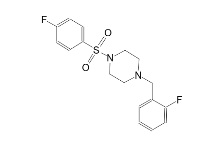 piperazine, 1-[(2-fluorophenyl)methyl]-4-[(4-fluorophenyl)sulfonyl]-