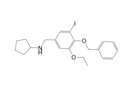 N-[4-(benzyloxy)-3-ethoxy-5-iodobenzyl]cyclopentanamine