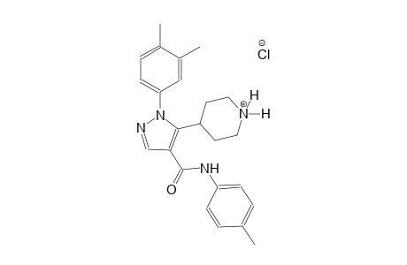 piperidinium, 4-[1-(3,4-dimethylphenyl)-4-[[(4-methylphenyl)amino]carbonyl]-1H-pyrazol-5-yl]-, chloride
