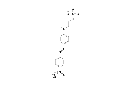 Ethanol, 2-[ethyl[4-[(4-nitrophenyl)azo]phenyl]amino]-, hydrogen sulfate (ester), monosodium salt