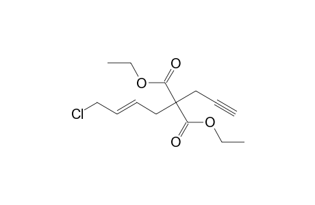 Ethyl (E)-6-Chloro-2-(ethoxycarbonyl)-2-(prop-2-ynyl)hex-4-enoate