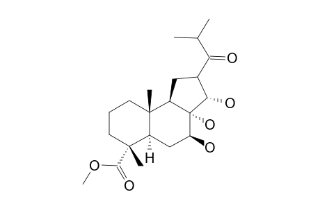 (3S,3aS,4S,5aR,6R,9aS,9bR)-3,3a,4-trihydroxy-2-isobutyryl-6,9a-dimethyl-1,2,3,4,5,5a,7,8,9,9b-decahydrobenzo[e]indene-6-carboxylic acid methyl ester