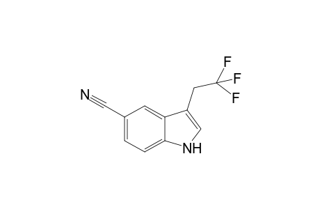 3-(2,2,2-Trifluoroethyl)-1H-indole-5-carbonitrile