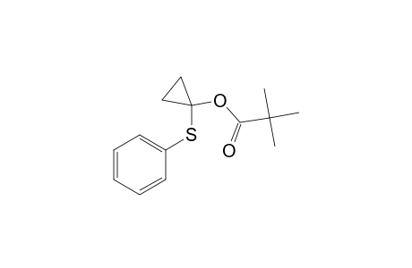 (1-phenylsulfanylcyclopropyl) 2,2-dimethylpropanoate