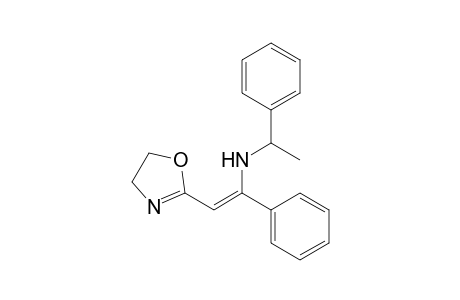 (Z)-2-(4,5-dihydro-1,3-oxazol-2-yl)-1-phenyl-N-(1-phenylethyl)ethenamine