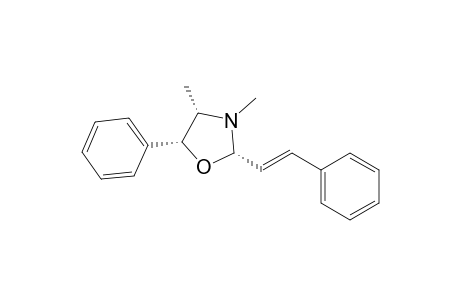(2S,4S,5R)-3,4-dimethyl-5-phenyl-2-[(E)-2-phenylethenyl]-1,3-oxazolidine