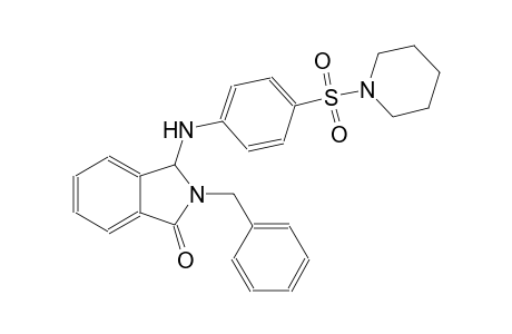 1H-isoindol-1-one, 2,3-dihydro-2-(phenylmethyl)-3-[[4-(1-piperidinylsulfonyl)phenyl]amino]-
