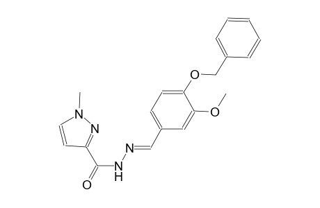 N'-{(E)-[4-(benzyloxy)-3-methoxyphenyl]methylidene}-1-methyl-1H-pyrazole-3-carbohydrazide