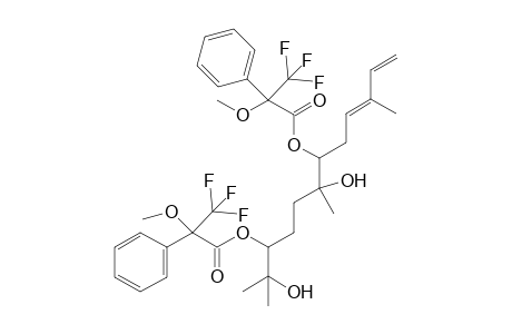 (3E)-7,11-Dihydroxy-3,7,11-trimethyldodeca-1,3-diene-6,10-diyl Bis[.alpha.-methoxy-.alpha.-(trifluoromethyl)phenylacetate]