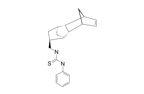 N-PHENYLTHIOCARBAMOYL-ENDO-4-AMINOMETHYLTETRACYCLO-[6.2.1.1-(3.6).0-(2.7)]-DODEC-9-ENE