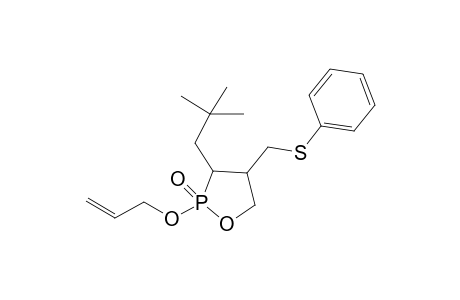 Allyl (2.alpha.,3.alpha.,4.beta.)-(+-)-3-(2,2-Dimethylpropyl)-4-[(phenylthio)methyl]propylphostoate