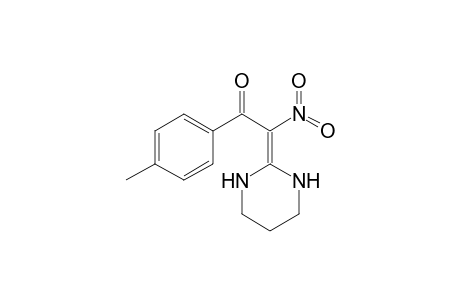Hexahydro-2-[nitro(4-methylbenzoyl)methylene]pyrimidine