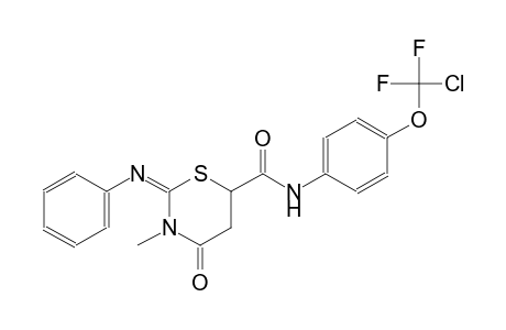 2H-1,3-thiazine-6-carboxamide, N-[4-(chlorodifluoromethoxy)phenyl]tetrahydro-3-methyl-4-oxo-2-(phenylimino)-, (2E)-