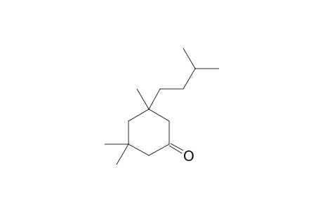 3,3,5-TRIMETHYL-5-(3'-METHYL-BUTYL)-1-CYCLOHEXANONE
