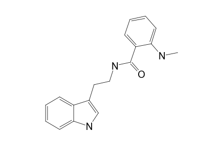 N-(2-METHYLAMINO-BENZOYL)-TRYPTAMINE