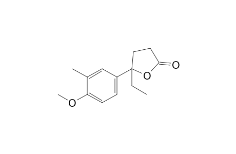dihydro-5-ethyl-5-(4-methoxy-m-tolyl)-2(3H)-furanone