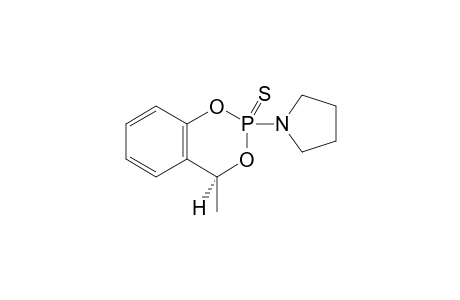 4-METHYL-4H-2-(1-PYRROLIDYL)-1,3,2-BENZODIOXAPHOSPHORIN-2-SULFIDE;CIS-ISOMER