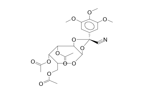 3,4,6-TRI-O-ACETYL-1,2-O-[ALPHA-(EXO-CYANO)-(3,4,6-TRIMETHOXYBENZYLIDENE)]-ALPHA-D-GALACTOPYRANOSE