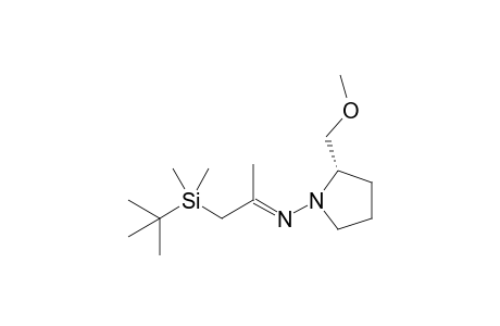 1-[1'-(t-Butyldimethylsilyl)prop-2'-ylideneamino]-1-(methoxymethyl)pyrrolidine