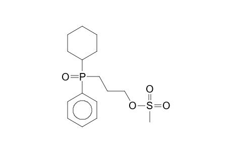 Methanesulfanoic acid,-3-[cyclohexyl(phenyl)phosphonyl]propyl ester