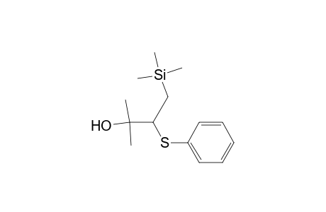 2-Butanol, 2-methyl-3-(phenylthio)-4-(trimethylsilyl)-