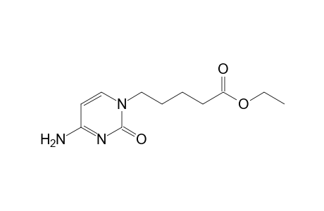 5-(4-amino-2-keto-pyrimidin-1-yl)valeric acid ethyl ester