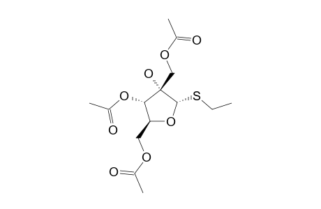 ETHYL-2-C-ACETOXYMETHYL-3,5-DI-O-ACETYL-1-THIO-ALPHA-D/BETA-L-RIBOFURANOSIDE