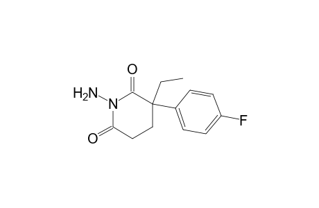 1-Amino-3-ethyl-3-(4-fluorophenyl)piperidine-2,6-dione