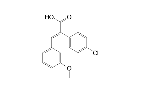 (2E)-2-(4-Chlorophenyl)-3-(3-methoxyphenyl)prop-2-enoic Acid