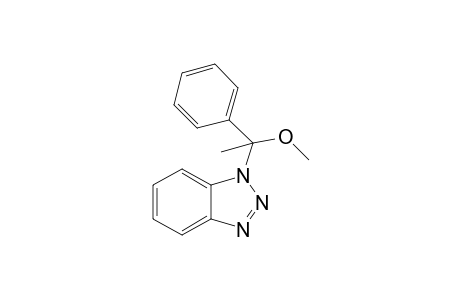 1-(1-Methoxy-1-phenylethyl)benzotriazole
