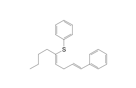(1E,4Z)-1-Phenyl-5-(phenylthio)-1,4-nonadiene